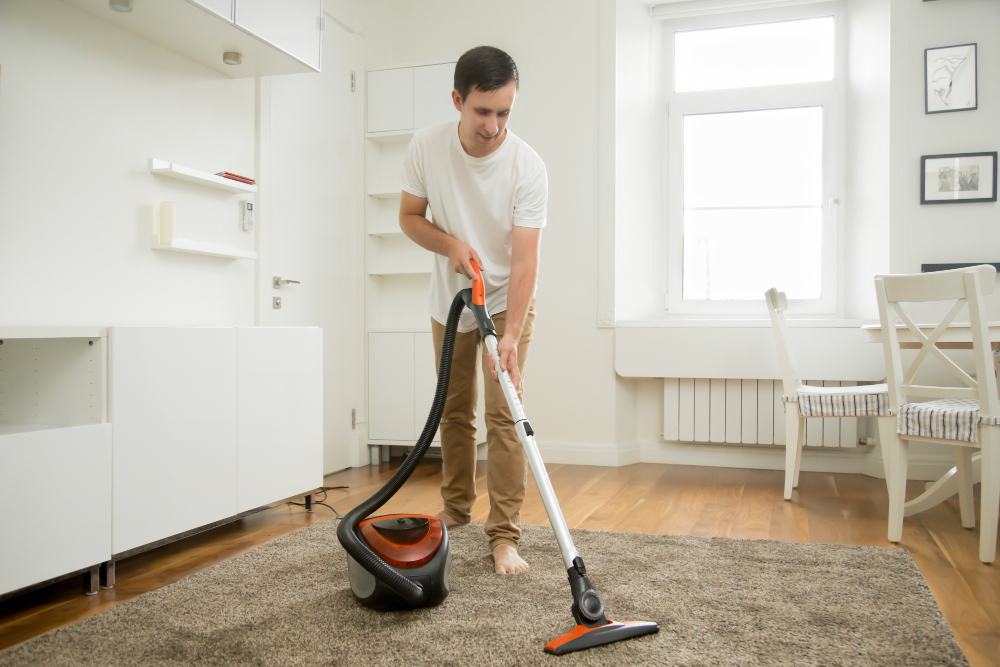 Professional cleaning of home